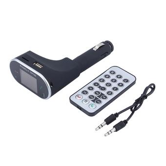 Wireless Bluetooth Car MP3 Player FM Transmitter Modulator USB SD LCD Charger (Black) (Intl)  