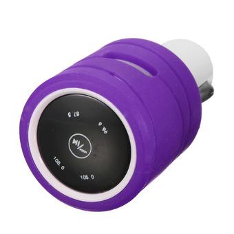 Wireless Bluetooth Handsfree Car Music Radio FM Transmitter MP3 for iPhone 6s 5s Purple (Intl)  