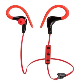 Wireless Bluetooth Noise Reduction Headset with Microphone (Red) (Intl)  