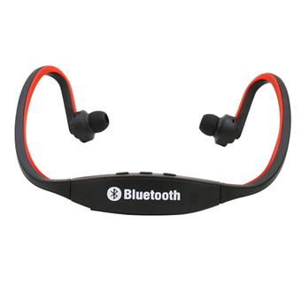 Wireless Bluetooth Stereo Headphone for iPhone Smartphones Red  