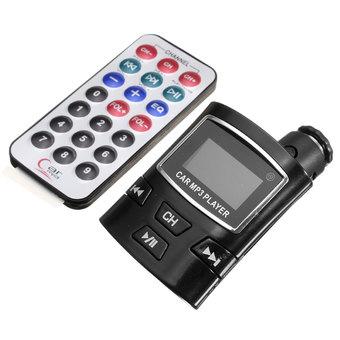 Wireless Car Kit LCD MP3 Player FM Transmitter Modulator USB Charger SD + Remote (Intl)  