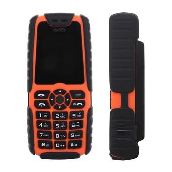 X6 1.77 inch Outdoor Portable Waterproof Dustproof Shockproof Mobile Phone -Orange  
