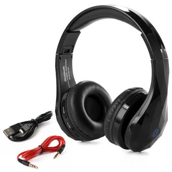 XCSource Foldable Wireless Bluetooth Headphone (Black)  