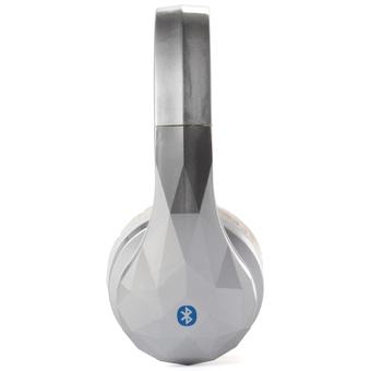 XCSource Foldable Wireless Bluetooth Headphone (Silver)  