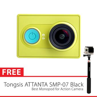 Xiaomi Yi Action Camera Original - Hijau + Gratis Tongsis Attanta SMP07  