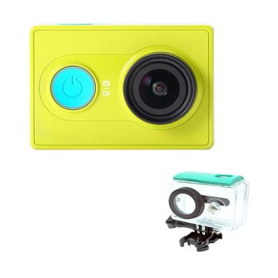 Xiaomi Yi Basic Action Sport Camera Green Action Cam + Underwater Case