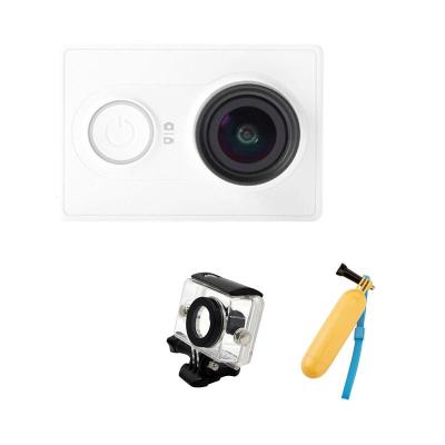 Xiaomi Yi Basic White Action Sport Camera + Waterproof Case + Floating Handgrip