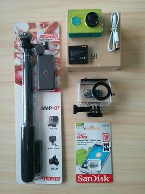 Xiaomi Yi Paket Lengkap Action Kamera