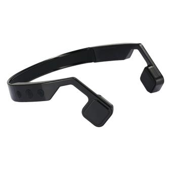 YKL-701 Bone Conduction Headset Wireless Bluetooth 4.0 Earphone Waterproof Neck-strap Outdoor Sports Music Headphone Hands-free w/ Mic Black for iOS Android Smart Phones Tablet PC Notebook (Intl)  