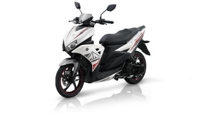 Yamaha Aerox 125 LC Light Speed White Sepeda Motor [OTR Yogyakarta]