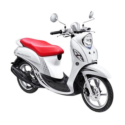 Yamaha Fino Premium FI Fashion White Sepeda Motor [OTR Jember]