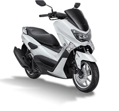 Yamaha NMAX ABS Premier White Sepeda Motor [OTR Kalimantan Timur]