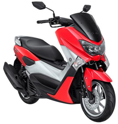 Yamaha NMAX Non ABS Climax Red Sepeda Motor [OTR Kalimantan Timur]