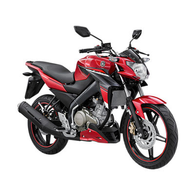 Yamaha New Vixion Advance Stizza Black Red Sepeda Motor [OTR Surabaya]