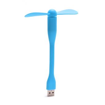 Yika Fashionable Portable Bamboo Dragonfly Mini USB Fan (Blue)  