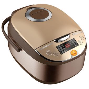 Yong Ma YMC110 Digital Rice Cooker - 2L - Cokelat-Gold  