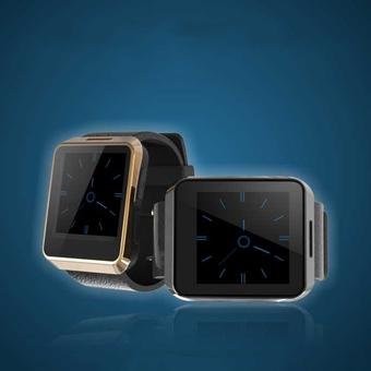 Z023 Bluetooth BT4.0 Smart Watch 1.54" TFT Display Screen Genuine Leather Luxury Strap MTK2502-ARM7 OTA (Intl)  
