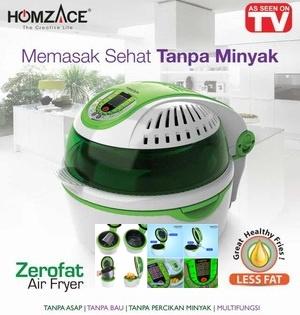 Zerofat Air Fryer - Panci Oven Otomatis Multi Fungsi by HomzAce