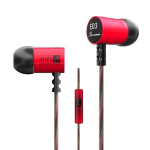 ear Earphones Heavy Bass 6.8mm Driver - KZ-ED3M - Red