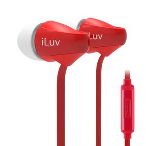 iLuv Peppermint Talk in-Ear (Red) with mic