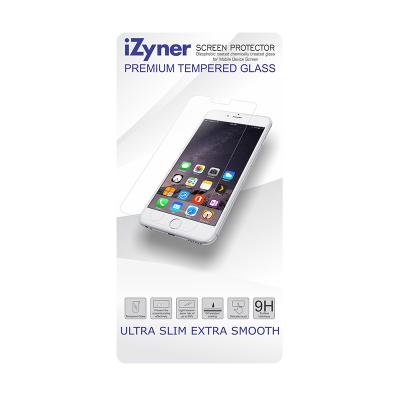 iZyner Tempered Glass Protector for Samsung A8 [9H]