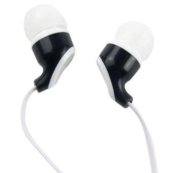 niceEshop 3.5mm Flat Noodle Shape In-ear Earphone Headphones with TPE Cable and Silicone Earcap (White,1.2m) (Intl)  