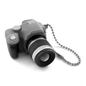 niceEshop Single Lens Reflex DSLR Camera Style LED Flash Light Shutter Sound Keychain,Random Color (Intl)  
