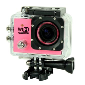 sport Kamera SJ6000 WiFi 30 M tahan air DV Kamera action sports 12MP Full HD 1080 P 30fps 2.0 "LCD Diving (Pink) (Intl)  