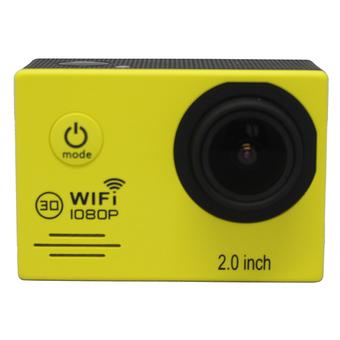 sport Kamera WiFi SJ7000 HD 12MP 1080P 2.0 Full Inch LCD Screen Sport DV Kamera (Yellow) (Intl)  