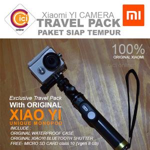 xiaomi yi camera paket siap tempur-travel pack+wpcase+shutter