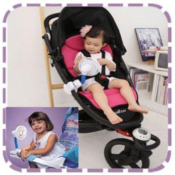[Kelga - Clip-on fan stroller / pram supplies portable child car seat safety Baby Gift Suggestions fan cover