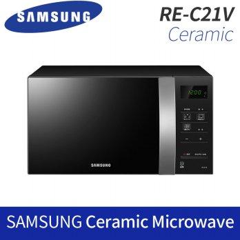[SAMSUNG] Antibacterial Ceramic Microwave Oven 21L RE-C21V 2colors / heat timer cooking bake food