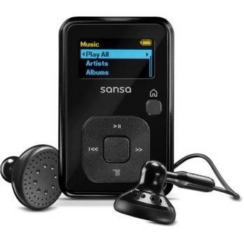 [SANDISK] Sansa Clip+ MP3 Player 8gb Black Only (MicroSD Expandable)