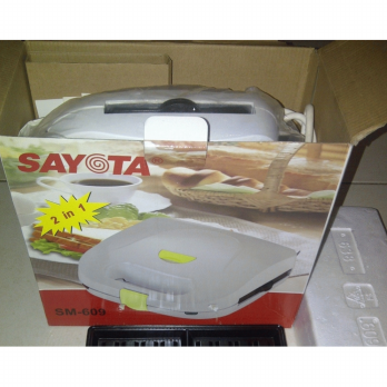 [Sayota] Sandwich Maker & Waffle Maker SM609, 1 Alat utk membuat 2 Jenis Makanan