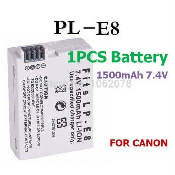 [globalbuy] 1500mAH Battery For canon LP-E8 EOS 550D 600D 650D 700D LPE8 Digital camera Re/2355378