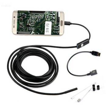 [globalbuy] 5mm 6 LEDs For Android Smartphone USB Endoscope IP67 Waterproof OTG Android In/2941337
