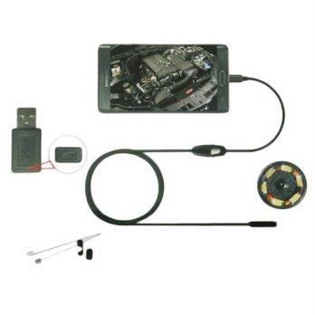 [globalbuy] 6LED 7mm Lens Endoscope Waterproof Inspection Borescope Camera for Android/2941308