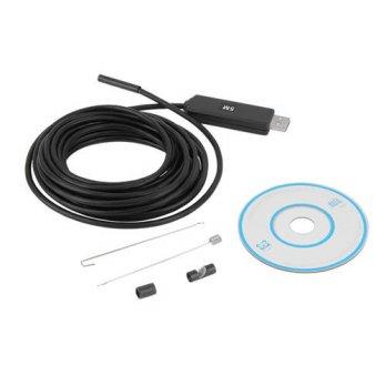 [globalbuy] 6LED Waterproof 5.5mm 5M USB Endoscope Borescope Photo Capture Inspection In s/2940710