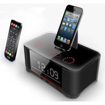 [globalbuy] A8 Touch Radio Clock Speaker Remote Control for Apple Ipod/touch/iPhone 4s/5/5/2419389