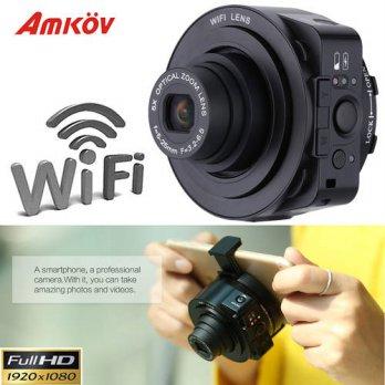 [globalbuy] AMKOV JQ-1 Wifi Digital Camera Camcorder Mini Selfie Lens-style 20MP 5X Optica/2718829