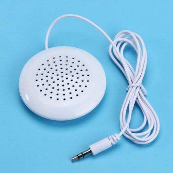 [globalbuy] Adroit New Portable 3.5mm Pillow Speaker for MP3 MP4 CD White JAN22/2963829
