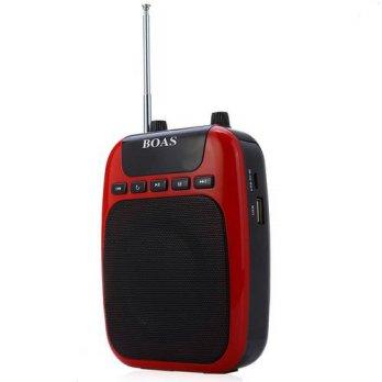 [globalbuy] BOAS BQ - 850 Rechargeable Voice Amplifier MP3 Player Mini Music Speaker FM Ra/2962768