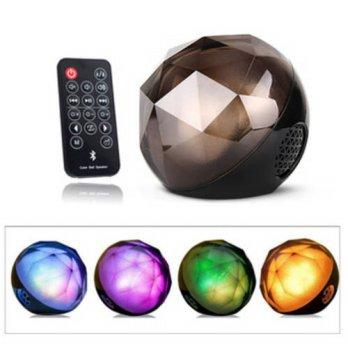 [globalbuy] Brand New Color Ball Bluetooth Speaker LED Light Magic Crystal Speaker With Re/2046517