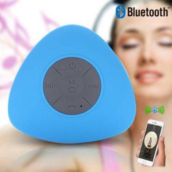 [globalbuy] Cute Mini Bluetooth Speaker Triangle Waterproof With Sucker Portable Wireless /2177673