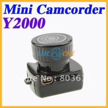 [globalbuy] Fashion Y2000 Mini Smallest Digital Camera Camcorder DV Video TF Card Camera B/742017
