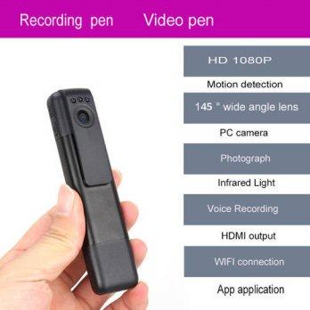 [globalbuy] Free ShippingMini DVR C11 H.264 HD 1080p MOV Infrared Wifi Camera Pen Meeting /2941367