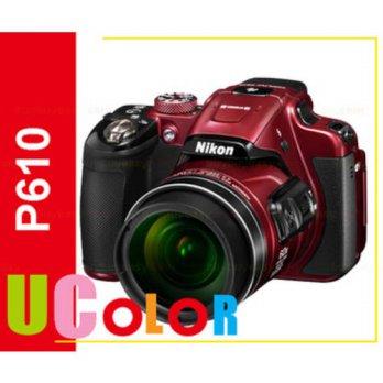 [globalbuy] Genuine New Nikon COOLPIX P610 16MP 60x Super Zoom HD, WiFi, GPS Red Digital C/2260786