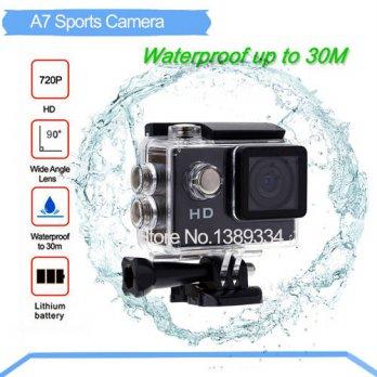 [globalbuy] HOT HD 720P Action Digital Camera 1.5 inch Screen Photo Camera Underwater 30m /2947322