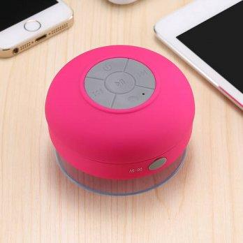 [globalbuy] Hot Round Mini Bluetooth Speaker Waterproof With Sucker Portable Wireless Spea/2177800
