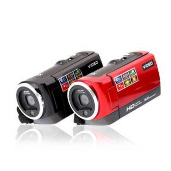 [globalbuy] Hot Sale HDV-107 Digital Video Camera Camcorder Cam HD 720P 16MP 270 Degree Ro/2170446